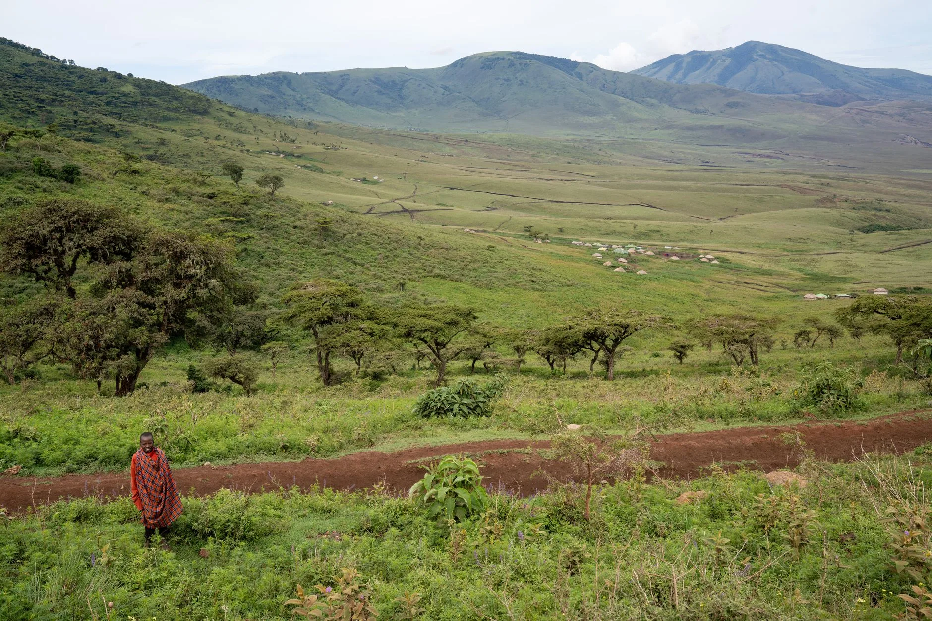 La zone de conservation et les Masaï